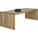 Viga 94.5 X 39.5 inch Natural Outdoor Dining Table